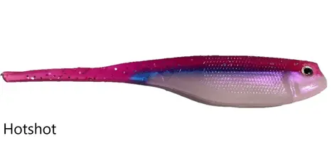 Jenko 3.5" Tremor Shad 5pk - Hot Shot