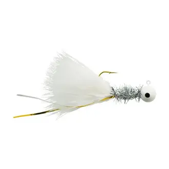 Johnson Crappie Jigs 4/pkg - 1/16oz - White /...