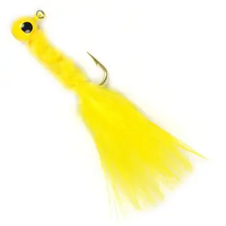 Johnson Crappie Jigs 8/pkg - 1/8oz - Yellow