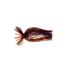 Jewel 3/4oz Football Jig - Brown/Purple Flash 2pk