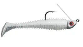 Jewel Gem Shad 1/8oz 3pk - White