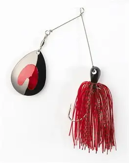 Jewel Lazer Jolt 1/2oz Spinnerbait - Red Craw