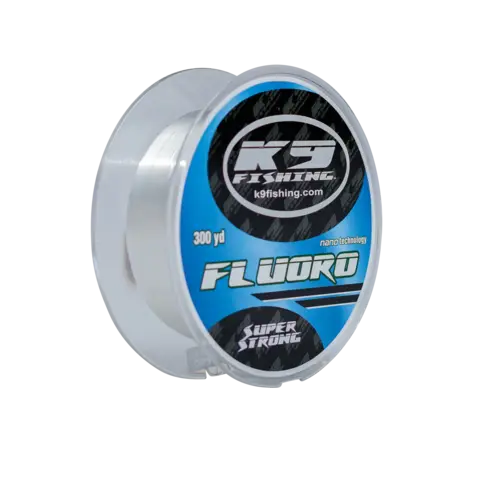 K9 Fishing 08lb Clear Fluoro Line 300 yards