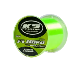 K9 Fishing 06lb HiVis Fluoro Line 550 yards