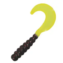 Kalin's 2" Triple Threat Grub 10pk - Black...