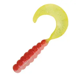 Kalin's 2" Triple Threat Grub 10pk - Red Hot Mama