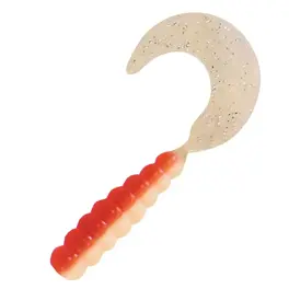 Kalin's 2" Triple Threat Grub 10pk - Orange CRUSH
