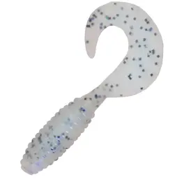 Kalin's 4" Lunker Grub 10pk - Blue/Pearl S&P