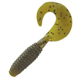 Kalin's 5" Lunker Grub 10pk - Green Pumpkinseed