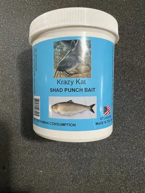 Krazy Kat 1/2gal Punch Bait - Shad