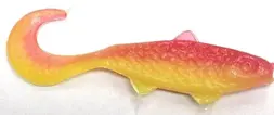 Luck "E" Strike 2" Swim N Minnow Red/Yellow 25pk