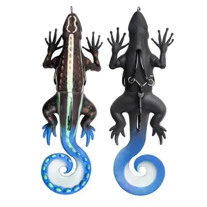 Lunkerhunt Skitter Lizard 3/4oz 5.25" - Nocturnal