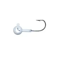 Leland's Lures Eyehole Round Jighead 1/8oz - WHite