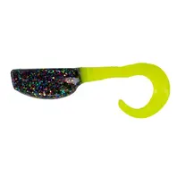 Leland's Lures Slab Curly 12pk - Mardis Gras/Chart