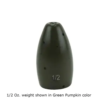 Lures Pro Tungsten Bullet Weights 1/8oz Green...