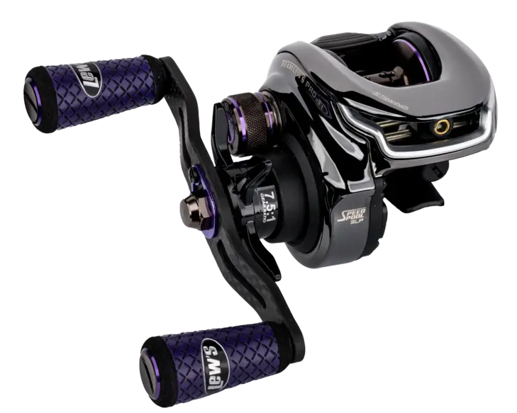 Team Lew's Pro Ti 7.5:1 Baitcast Reel Right...