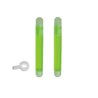Lindy Green Glowstick w/ Holder  3" 2pk
