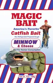 Magic Bait Catfish Cubes 7oz - Minnows Cheese