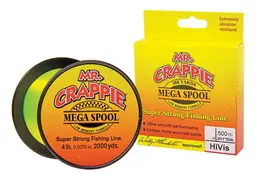 4# Mr. Crappie Hi-Vis Mega Spool