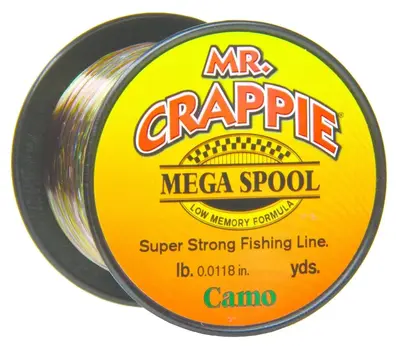 6# Mr. Crappie Camo Mega Spool