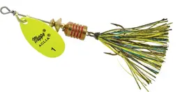 Mepps 1/8oz Aglia Flashabou - Hot Chartreuse -...