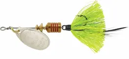 Mepps 1/8oz Aglia Silver - Chartreuse
