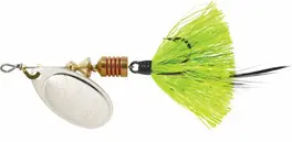 Mepps 1/6oz Aglia Silver/ Chartreuse