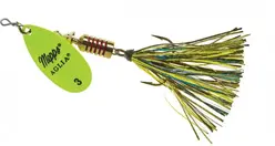 Mepps 1/4oz Aglia Flashabou - Hot Chartreuse -...