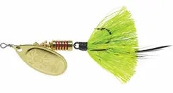 Mepps 1/4oz Aglia Gold/Chartreuse