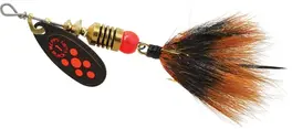 Mepps 1/8oz Black Fury Fluorescent Red