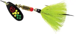Mepps 1/4oz Black Fury Hot Fire Tiger