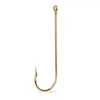 Mustad Aberdeen Hook Ringed sz6 10pk - Gold