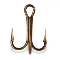 Mustad Treble Hook, O'Shaughnessy sz2 5pk - Bronze