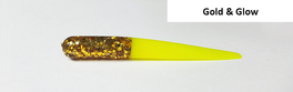 2.5" Muddy Water Baits - Gold & Glow