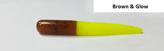 2" Muddy Water Baits - Brown & Glow