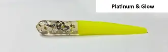 2" Muddy Water Baits - Platinum & Glow
