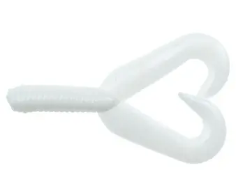 NetBait Net Bait Fuel 3" Twin Tail - White