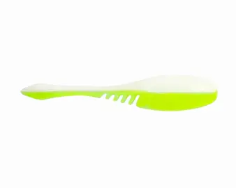 NetBait Baitfuel 2" NanoShad White Chartreuse