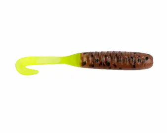 NetBait Baitfuel 2" NanoVibe Pumpkin Chartreuse