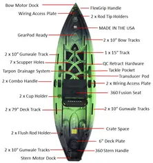 NuCanoe Unlimited 12.5' 360 Fusion Seat -...
