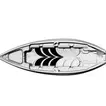Nichols Lures NuCanoe Flint - Black w/...