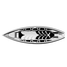 Nichols Lures NuCanoe F12 - Black w/ Charcoal...