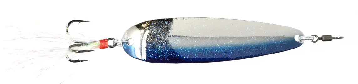 Nichols Lures 5" Lake Fork Flutter Spoon, Blue...