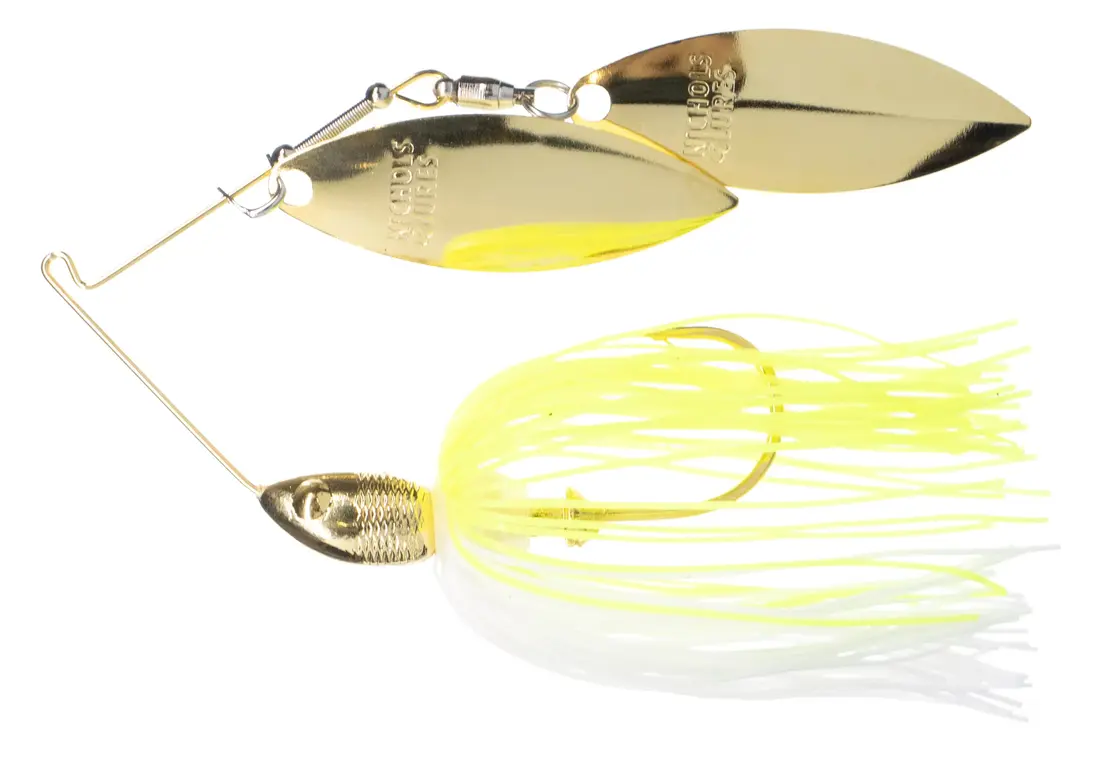 Nichols Lures Catalyst Spinnerbait, White and...