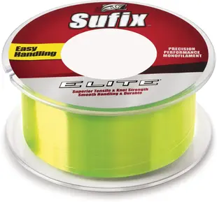 Sufix Elite 12lb 330yds - Hi-Vis Yellow