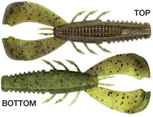 CrushCity Cleanup Craw 3 Green Pumpkin Watermelon