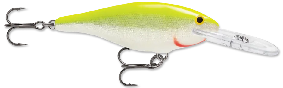 Rapala Shad Rap 07 - Silver Fluorescent Chartreuse