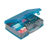 Plano lg Satchel 2 sided Metallic Gray & Blue