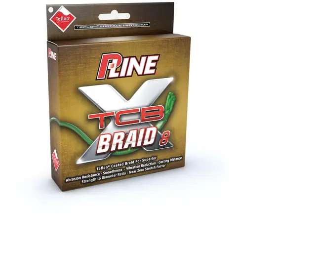 P-Line TCB 8 carrier braid 15 lb 150 yd - green