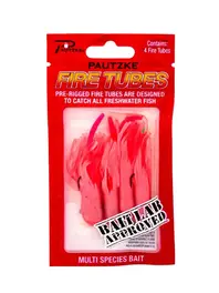 Pautzke Bait Company Pautzke 4ct Fire Tubes - PINK